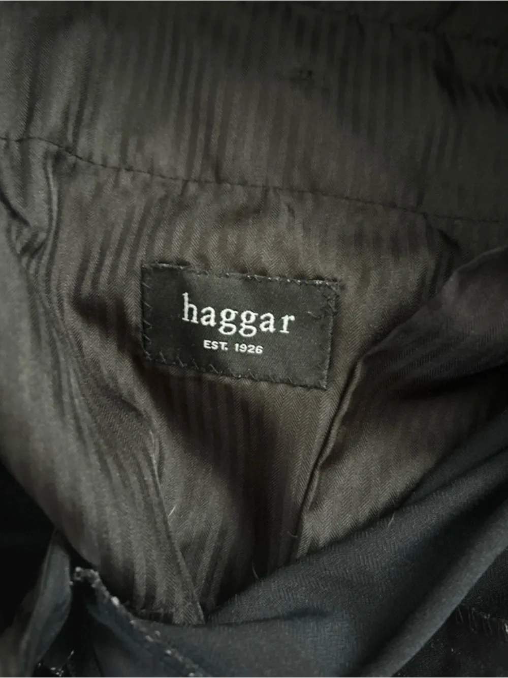 Haggar Men's Black Dress Slacks - Classic Straight Leg